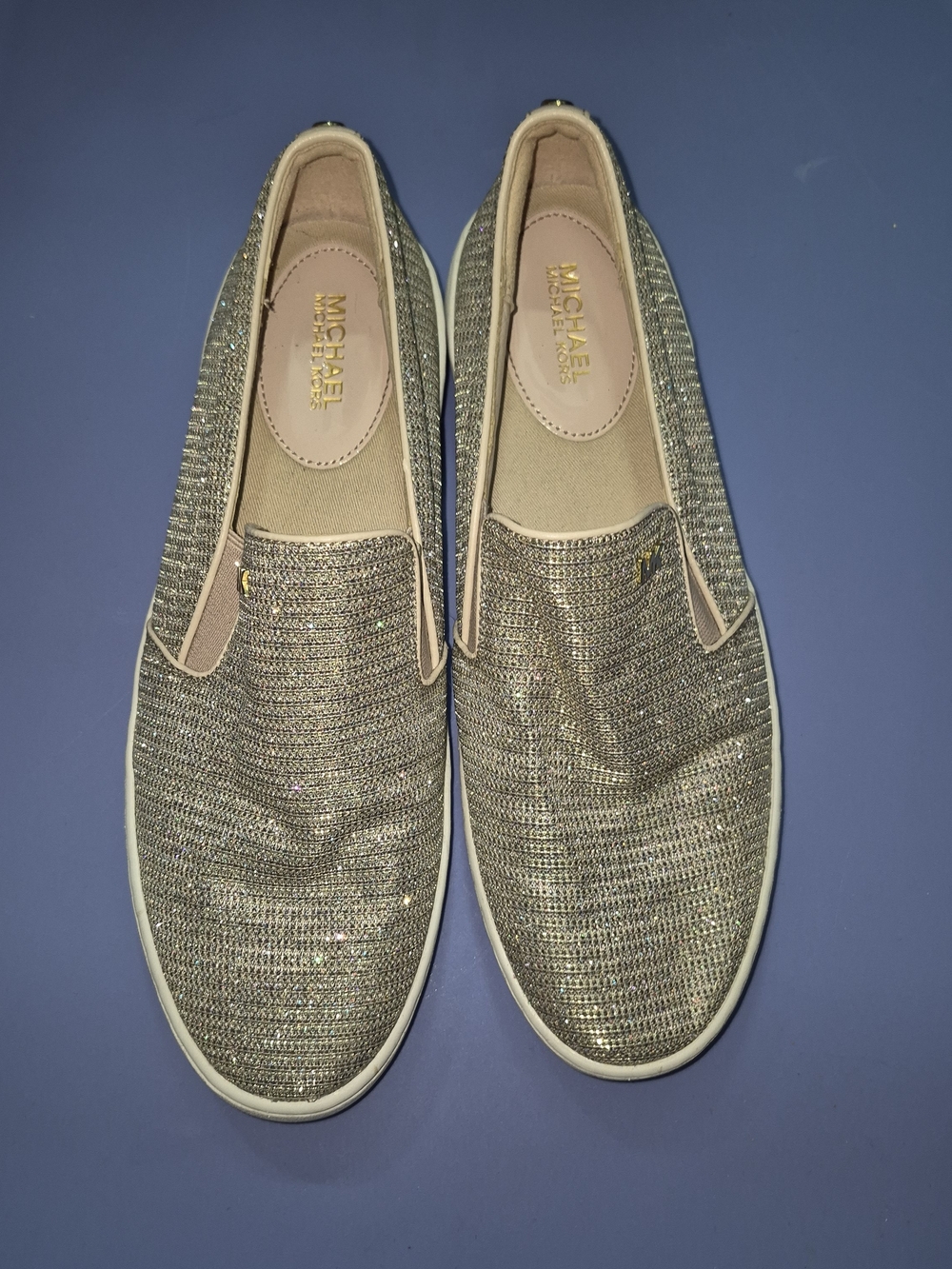 MICHAEL Michael Kors Women's Gold Blush Slip-On Sneakers